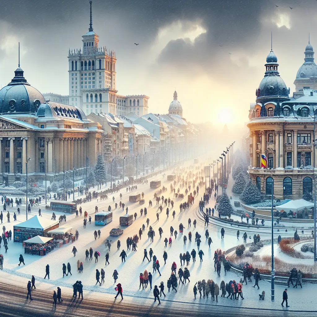 Hvordan er vejret i Bukarest i uge 8?